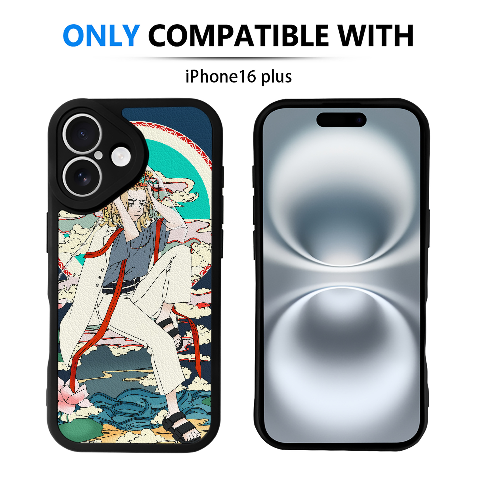 （画像用） 東京リベンジャーズ Tokyo Revengers 【iPhone 16シリーズ対応】シリコンスマホケース（レザー調） 材質：シリコン